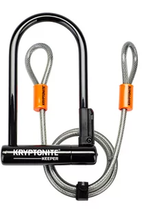 Kryptonite Keeper Standard + Kflex U-Lock 120cm 2021 U-locki 3500464 - Zabezpieczenia do roweru - miniaturka - grafika 1