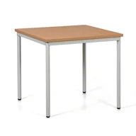 Stoły - B2B Partner Stół do jadalni TRIVIA, jasnoszara konstrukcja, 800x800 mm, buk 555422 - miniaturka - grafika 1