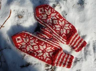 Rękawiczki - Selbu Nordyckie rękawiczki - miniaturka - grafika 1