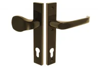 Klamki - Pochwyt-klamka FAM 13975 92/204/32 brąz prawa (3 śruby) - miniaturka - grafika 1