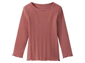 Bluzki dla dziewczynek - lupilu® Koszulka dziecięca z długim rękawem (Czerwony, 110/116) - miniaturka - grafika 1