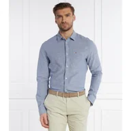 Koszule męskie - Tommy Jeans Lniana koszula | Regular Fit - miniaturka - grafika 1