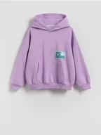 Bluzy dla chłopców - Reserved - Bluza oversize - fuksja - miniaturka - grafika 1