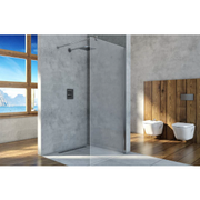 Ścianki i drzwi prysznicowe - SEA-HORSE BKP251T08A Ścianka prysznicowa WALK-IN 80x200 CHROM - miniaturka - grafika 1