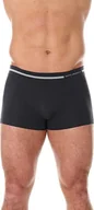 Majtki męskie - Brubeck BX10430 Bokserki męskie COMFORT WOOL grafitowy XL - miniaturka - grafika 1