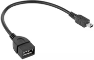 Kable USB - Kabel USB Gembird USB-A - miniUSB 0.2 m Czarny KPO2909 - miniaturka - grafika 1