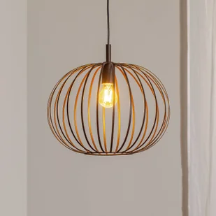 Lampa wisząca Valor Argon, możliwość ściemniania, brązowy / rdzawy, salon / jadalnia, metal, nowoczesny - Lampy sufitowe - miniaturka - grafika 1