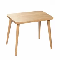 Ławy i stoliki kawowe - Stolik kawowy prostokątny z drewna dębowego Modern Oak, Wykończenie nogi - Buk olejowany, Wysokość [cm] - 41, Wymiary [cm] - 40x60 - miniaturka - grafika 1