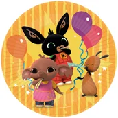 Dekoracje i nakrycia stołu na imprezę - Amscan, Bing, Talerzyki Papierowe, 8 Sztuk, 18 cm - miniaturka - grafika 1