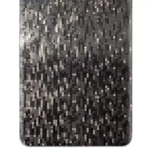 folia naklejka skórka strukturalna na TYŁ+BOKI do Apple iPad 10.2 - Carbon Pixel Czarny - apgo SKINS - Akcesoria do tabletów i e-booków - miniaturka - grafika 1