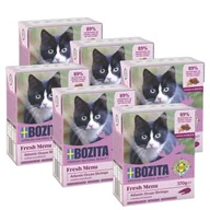 Mokra karma dla kotów - BOZITA Kawałeczki w sosie 6x370g Krewetki - miniaturka - grafika 1