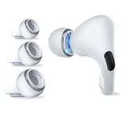 Akcesoria do słuchawek - Silikonowe nakładki Ear Tips 3-pack do Apple AirPods Pro White - miniaturka - grafika 1
