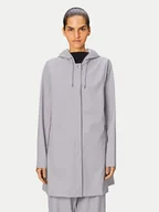 Kurtki damskie - Rains Kurtka przeciwdeszczowa A-line W Jacket W3 18050 Szary Regular Fit - miniaturka - grafika 1