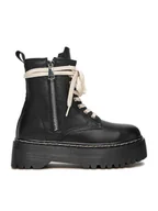 Botki damskie - DeeZee Trzewiki 11929-24 Czarny - miniaturka - grafika 1