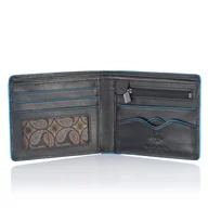 Portfele - Elegancki cienki portfel męski Visconti ALP-85 RFID - czarny - miniaturka - grafika 1