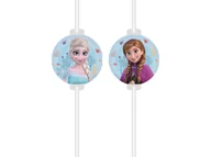 Słomki do napojów - Słomki urodzinowe Frozen - Kraina Lodu - 4 szt. - miniaturka - grafika 1