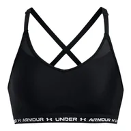 Biustonosze - Biustonosz damski Under Armour Crossback Low Bra Black S - miniaturka - grafika 1