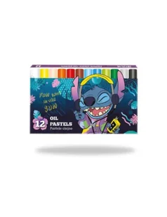 Pastele olejne Disney Core Stitch 12 kolorów - PATIO - Przybory szkolne - miniaturka - grafika 1