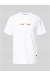 T-shirt z nadrukiem z logo - G-Star Raw - Koszulki męskie - miniaturka - grafika 1