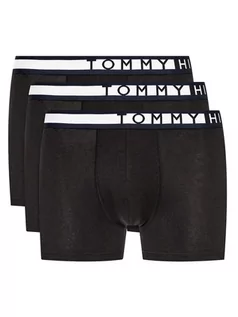 Majtki męskie - Tommy Hilfiger Komplet 3 par bokserek UM0UM01234 Czarny Regular Fit - grafika 1