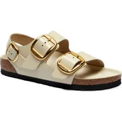 Sandały damskie - Birkenstock Skórzane sandały Milano BB LENA | narrow fit - miniaturka - grafika 1