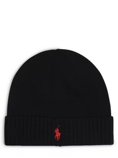 Polo Ralph Lauren - Czapka męska, czarny - Czapki męskie - miniaturka - grafika 1