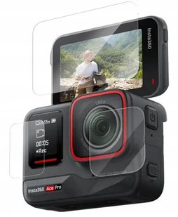 Zestaw Osłon Osłona Szkło Na Obiektyw + 2x Ekran Lcd Do Kamery Insta360 Ace / S6-flm-03-tis - Akcesoria do kamer sportowych - miniaturka - grafika 1