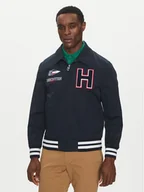 Kurtki męskie - Hechter Paris Kurtka bomber 50131 151203 Granatowy Regular Fit - miniaturka - grafika 1