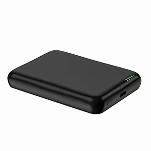 Vipfan Powerbank magnetyczny F12, 20W 5000mAh czarny - Powerbanki - miniaturka - grafika 1