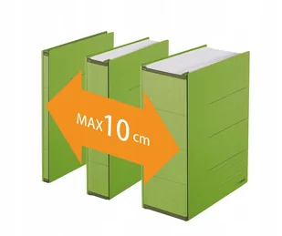 Plus  Teczka skoroszytowa zero max A4 zielony - Artykuły biurowe - miniaturka - grafika 2