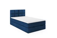 Łóżka - Łóżko młodzieżowe Olaf 120x200 Niebieskie - miniaturka - grafika 1