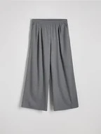 Spodnie damskie - Reserved - Szerokie spodnie - ciemnoszary - miniaturka - grafika 1