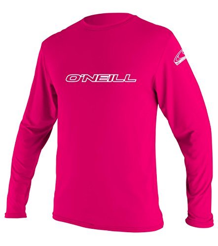 ONEILL WETSUITS Youth Basic Skins L/S Rash Tee Rash Vest różowy Wielobarwny 14 Lat