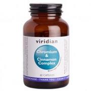 Suplementy naturalne - Viridian Chrom & cynamon kompleks 60 kapsułek - miniaturka - grafika 1