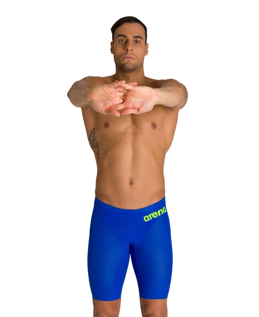 ARENA STRÓJ STARTOWY MEN'S POWERSKIN CARBON-AIR2 JAMMER ELECTRIC BLUE DARK GREY FLUO YELLOW 001130/853 UK26