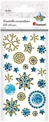Zeszyty szkolne - Kryształki samoprzylepne płatki śniegu 25 szt - miniaturka - grafika 1