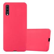 Etui i futerały do telefonów - Etui Pokrowiec Do Samsung Galaxy A70 / A70s Obudowa w FROST CZERWONY TPU Silikon Case Cover Ochronny Plecki Cadorabo - miniaturka - grafika 1