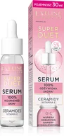 Serum do twarzy - Eveline Super Duet Serum z Kompleksem Ceramidów i Witaminy E 30ml - miniaturka - grafika 1