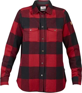 Fjällräven Damska koszulka Canada W Long Sleeved T-shirt czerwony czerwony XXS - Koszulki i topy damskie - miniaturka - grafika 1