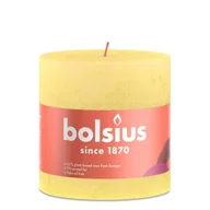 Świece - Bolsius Rustik świeca filarowa słoneczna żółta 100/100mm - miniaturka - grafika 1