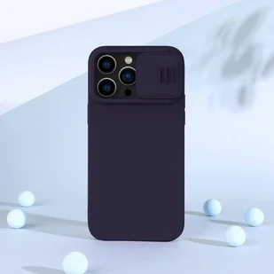 Nillkin CamShield Magnetic Silicone Case etui iPhone 14 Pro magnetyczny MagSafe pokrowiec z osłoną na aparat zielony - Etui i futerały do telefonów - miniaturka - grafika 12