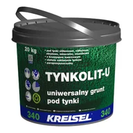 Grunty do ścian - Grunt pod tynki Kreisel Tynkolit-U 340 biały 20 kg - miniaturka - grafika 1