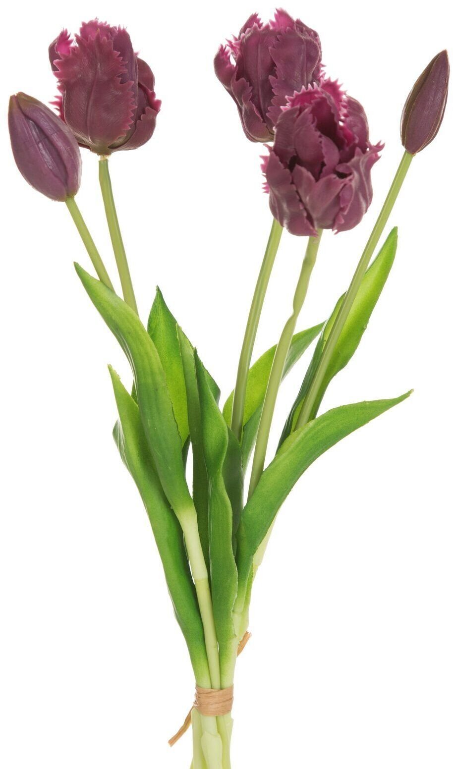Eurofirany Bukiet sztucznych tulipanów 43 cm fioletowy komplet 2 szt