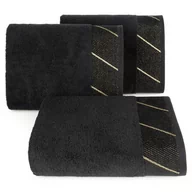 Ręczniki - Ręcznik Kąpielowy Evita (10) 50 x 90 Czarny - miniaturka - grafika 1