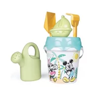 Zabawki do piasku - SMOBY Green Wiaderko Myszka Miki Minnie z akcesoriami do piasku i konewką z bioplastiku - miniaturka - grafika 1