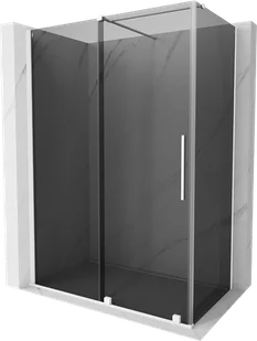 Mexen Velar kabina prysznicowa rozsuwana 160x75 cm, grafit, biała - 871-160-075-41-20 - Kabiny prysznicowe - miniaturka - grafika 1