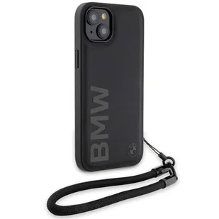 BMW BMHCP15M23RMRLK iPhone 15 Plus / 14 Plus 6.7" czarny/black hardcase Signature Leather Wordmark Cord - Etui i futerały do telefonów - miniaturka - grafika 10