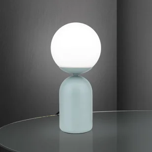 ORION Lampa stołowa Stanley, jasnozielona, wysokość 32 cm, ceramika/szkło - Lampy stojące - miniaturka - grafika 1