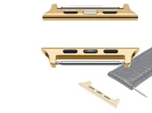 Akcesoria do smartwatchy - Alogy Adapter zapięcie do paska do Apple Watch 42/44/45mm Złoty 9378X25 - miniaturka - grafika 1