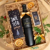 Zestawy upominkowe - Zestaw Życzenia Świętego Spokoju Z Winem Bezalkoholowym - miniaturka - grafika 1